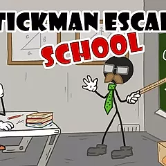 play Απόδραση του Stickman από το σχολείο
